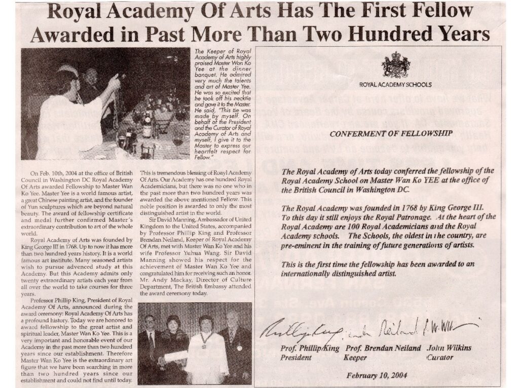 Royal Academy Of Arts- Has-The First Fellow Awarded in Past More Than Two Hundred Years